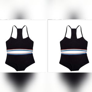 : 2 sets of 2pc girls black size L beginner bra & panty set by fruit of the loom